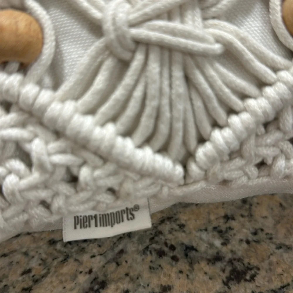 Pier 1 imports farmhouse decorative pillow